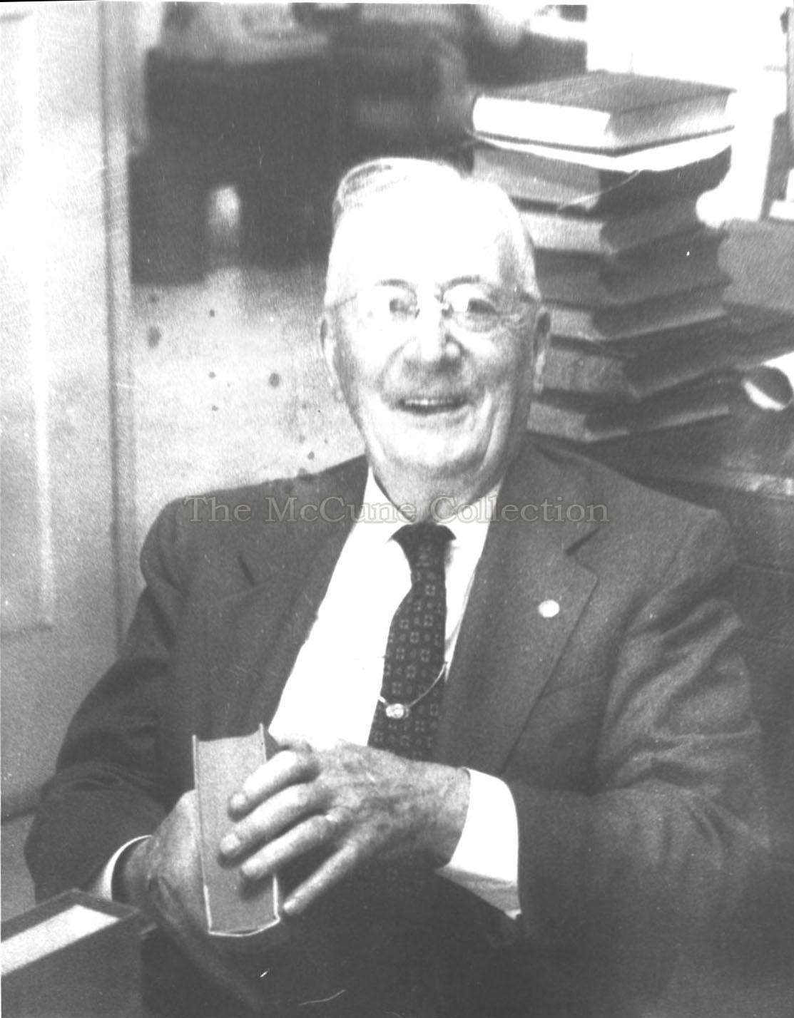 Biography of Dr. Donovan J. McCune • The McCune Collection